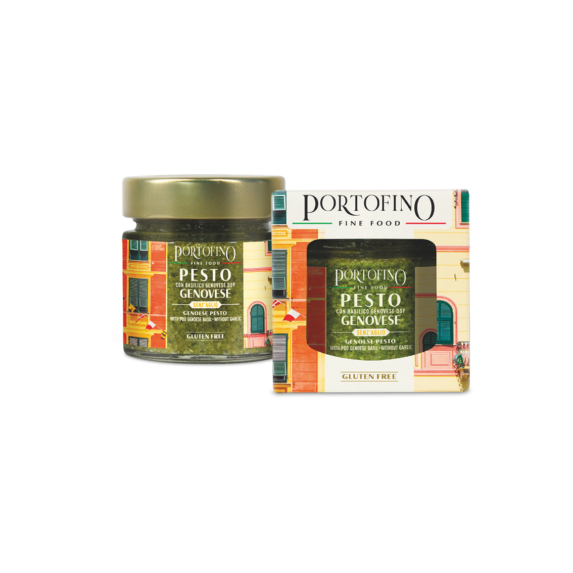 PESTO GENOVESE senza aglio - con basilico genovese DOP 100g