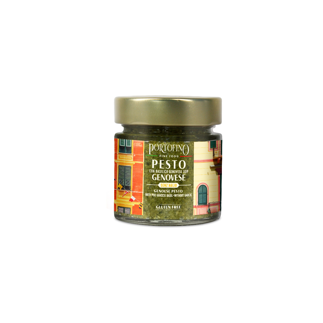 PESTO GENOVESE senza aglio - con basilico genovese DOP 180g