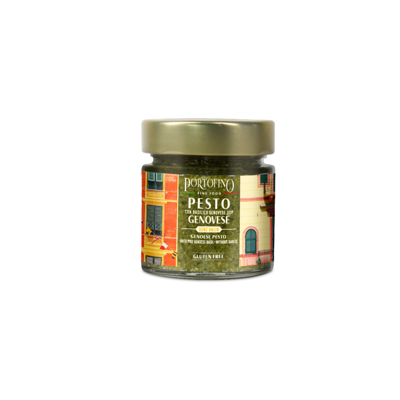 PESTO GENOVESE senza aglio - con basilico genovese DOP 180g