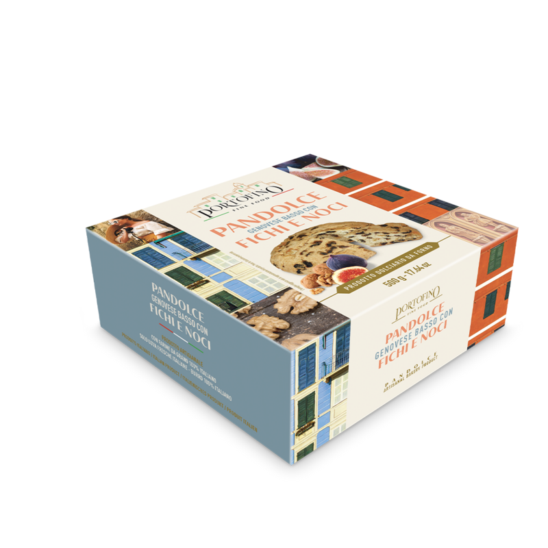 PANDOLCE GENOVESE FICHI e NOCI basso 500g