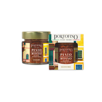 PESTO ROSSO con basilico genovese DOP 100g