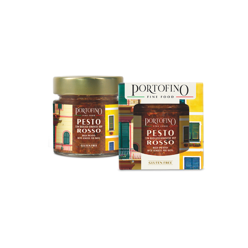 PESTO ROSSO con basilico genovese DOP 100g