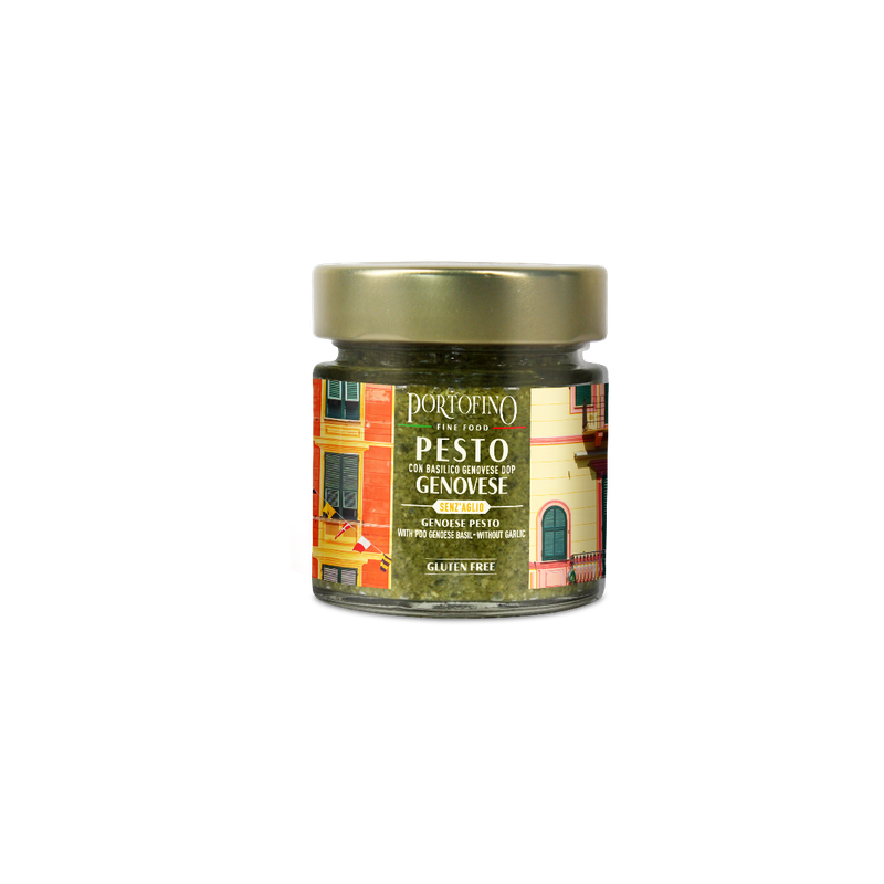 PESTO GENOVESE senza aglio - con basilico genovese DOP 180g