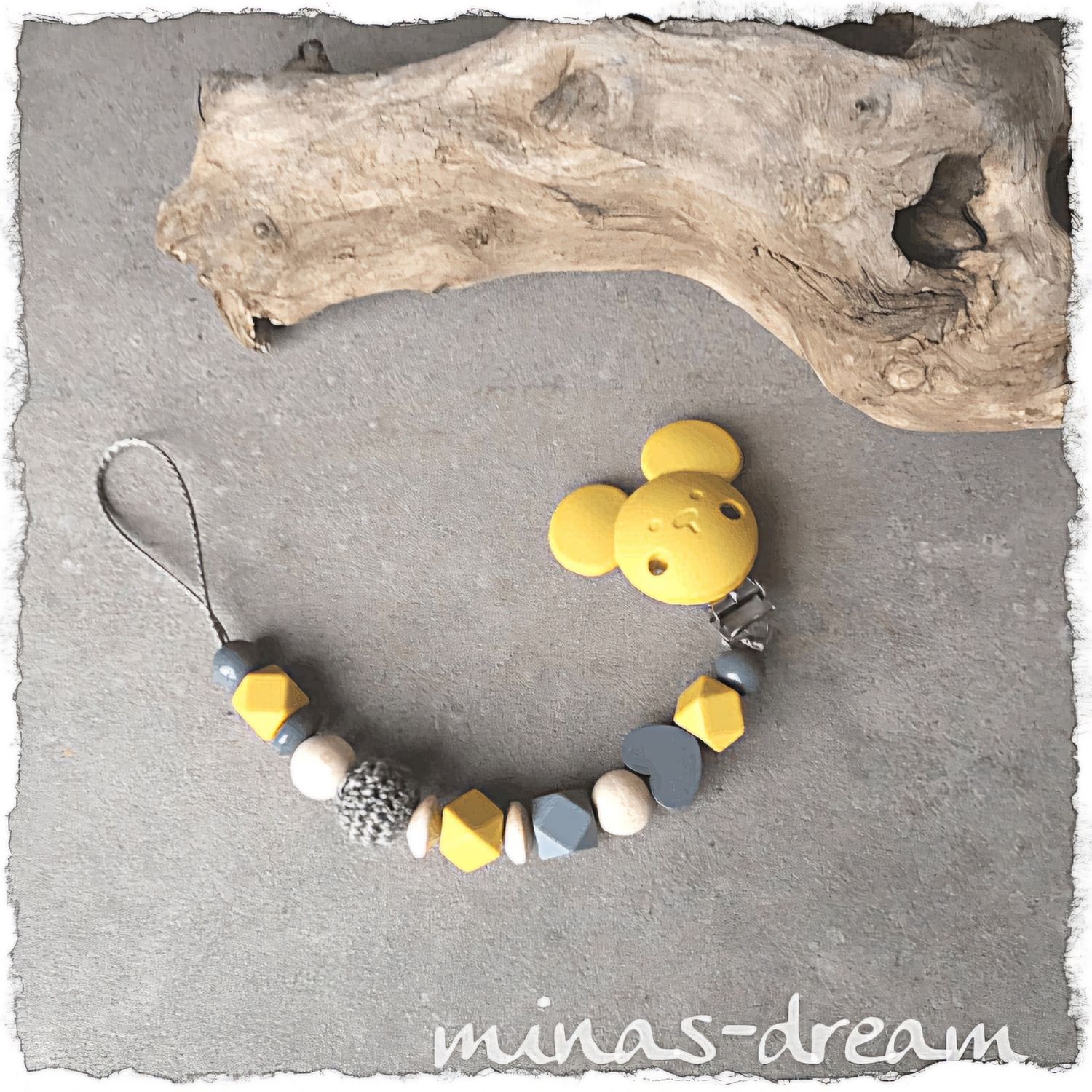 Schnullerkette, Beißkette Maus