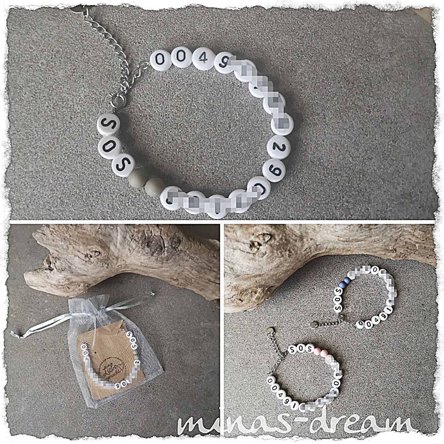 SOS Notfallarmband, Notrufarmband mitwachsend