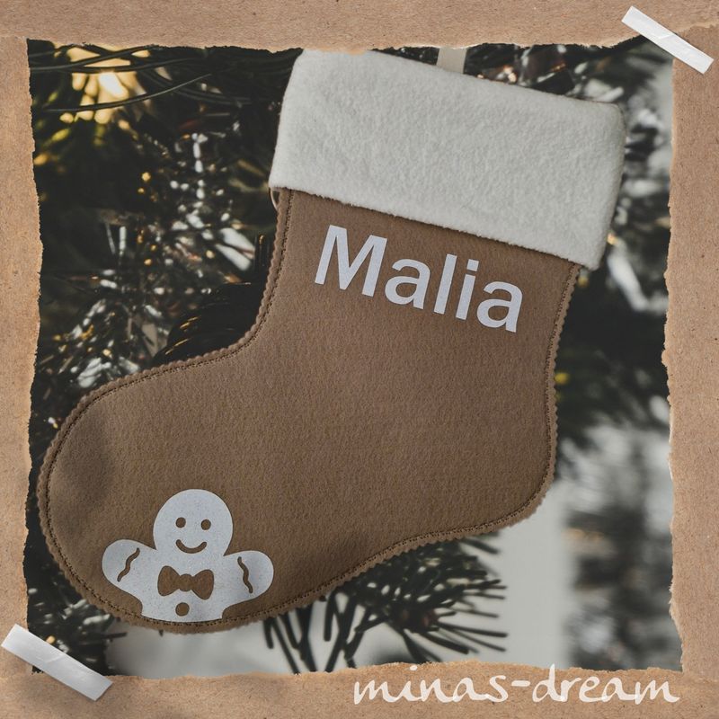 XXL Weihnachtsstrumpf, Weihnachtsstiefel, Nikolausstiefel, einzigartige Geschenkverpackung für Kinder und Erwachsene, personalisierbar