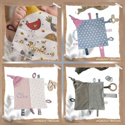 Sensoknistertücher, Knistertücher personalisiert mit Namen