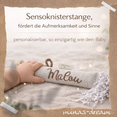 Sensoknisterstange, Kaustange, Fühlstange, Babygreifling