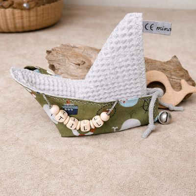 Sensoknistertuch, Fühltuch, Knistertuch mit Namen personalisiert, individualisierbar SEGLI Sensoknistertuch, Fühltuch, Knistertuch mit Namen personalisiert, individualisierbar SEGLI