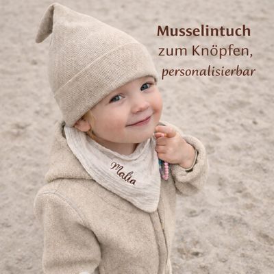 Personalisiertes Halstuch für Babys & Kleinkinder – Weiches Musselin Dreieckstuch mit Namen, in verschiedenen Farben Personalisiertes Halstuch für Babys & Kleinkinder – Weiches Musselin Dreieckstuch mit Namen, in verschiedenen Farben