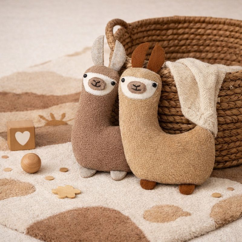NEU ❤️ Kuscheltier, Stofftier, Stoffalpaka, Alpaka PACO, personalisierbar