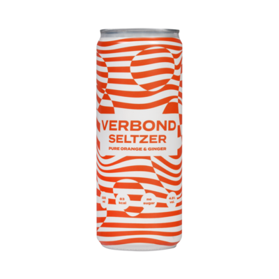 12-pack Verbond Seltzer Pure Orange & Ginger