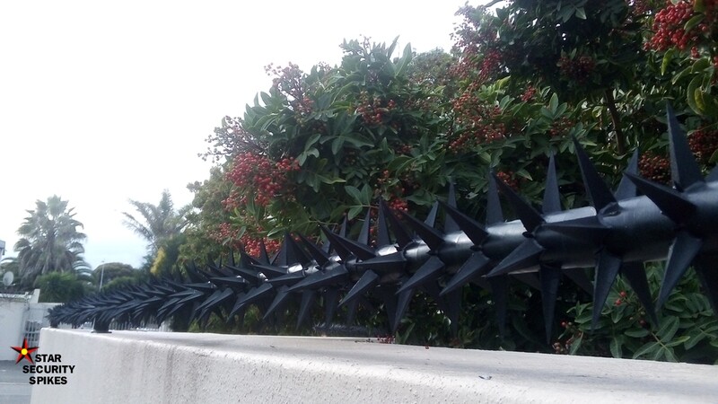 DIY Wall Spikes : 10m Complete Kit Single Black: Flat wall
