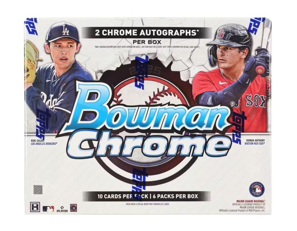2025 Bowman Chrome Baseball Hobby Box