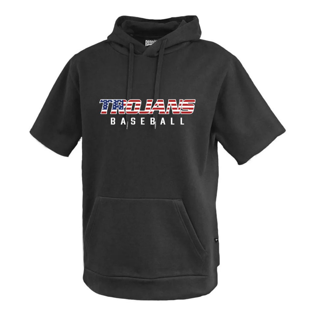 Short-sleeved sweatshirt hoodie