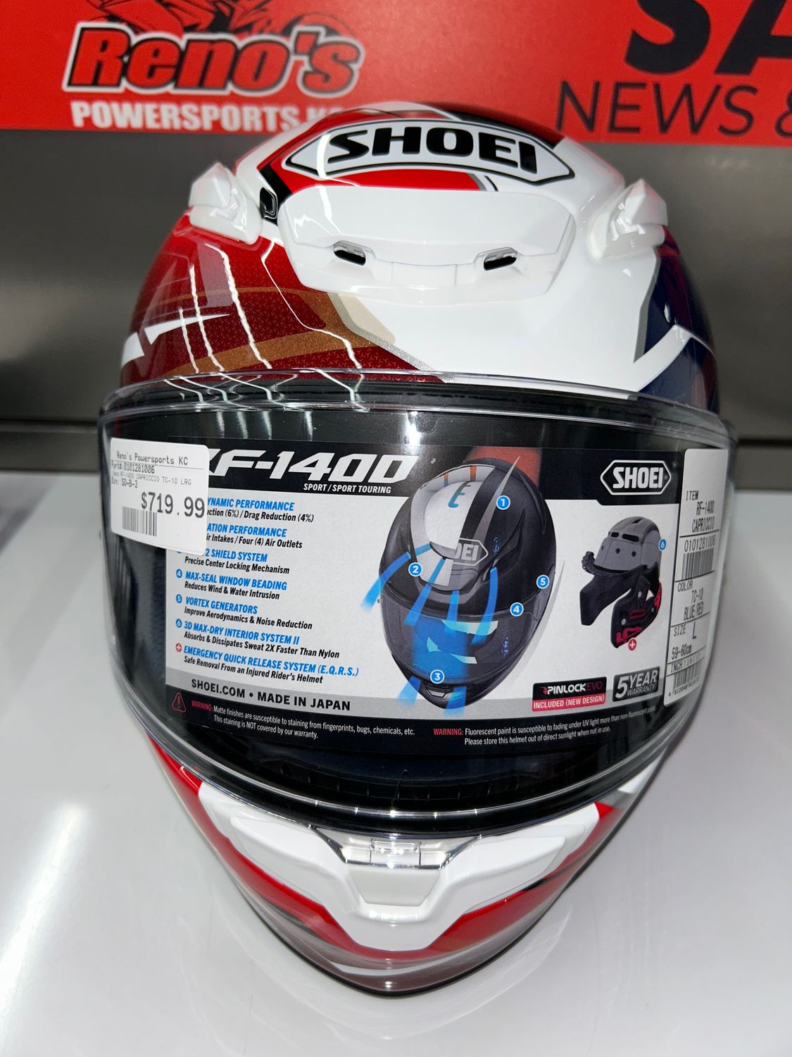 Shoei RF-1400 Capriccio L