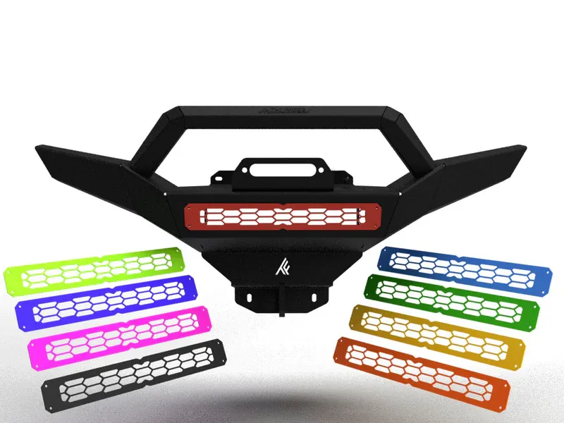 Accent Panel Set for 12&quot; Light Bumper (Black)