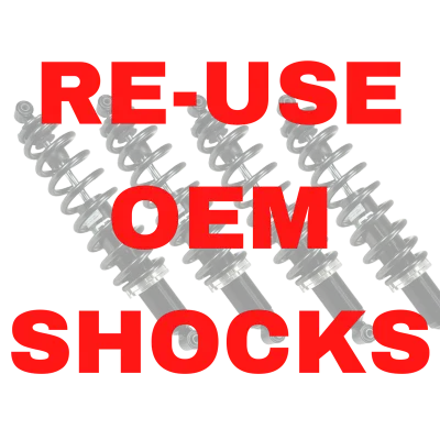 Defender Long Travel - OEM Shock Relocation Kit