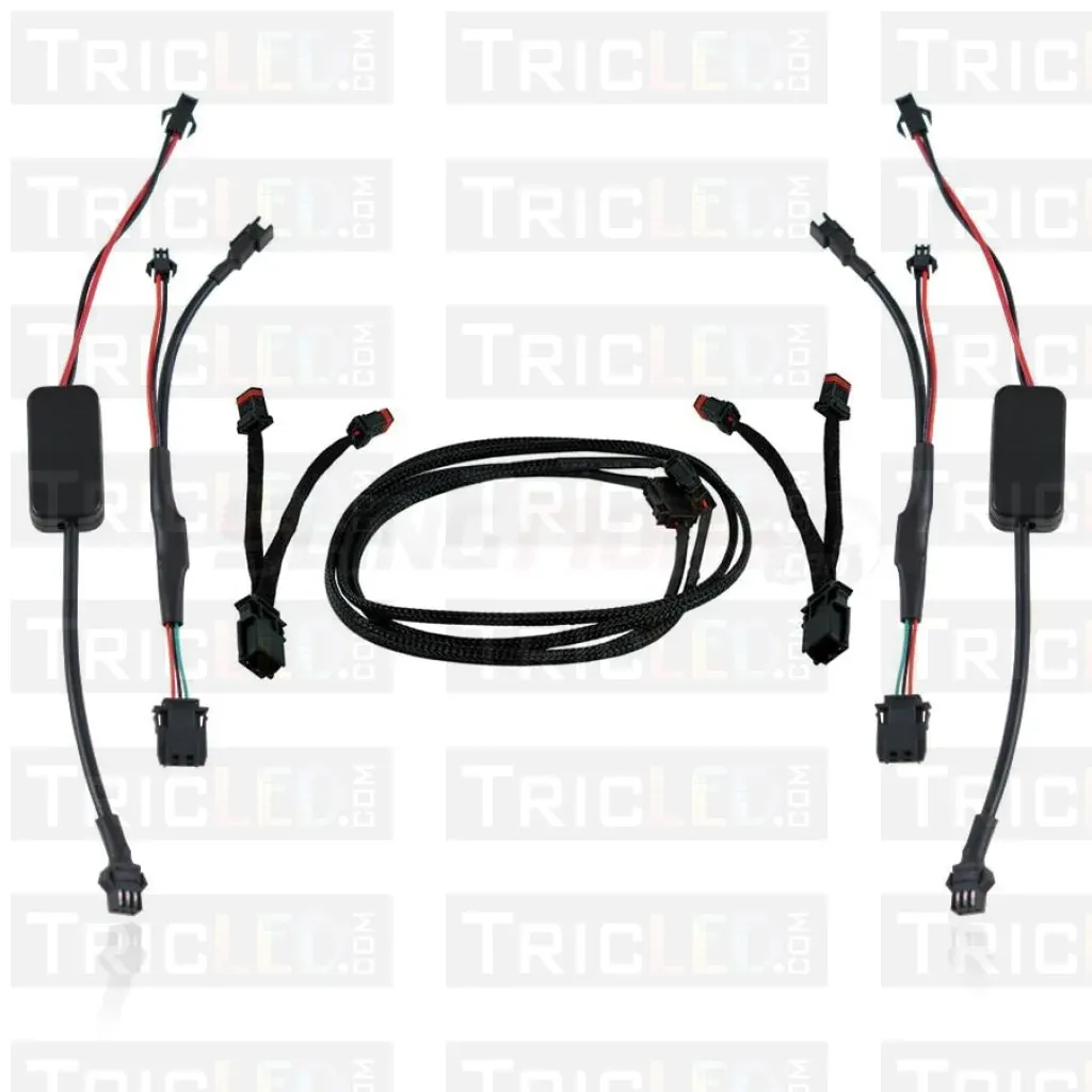 TricLED 1:2 Front Fender Accessory Power Harness Kit (F3 &amp; RT 2019-2023)