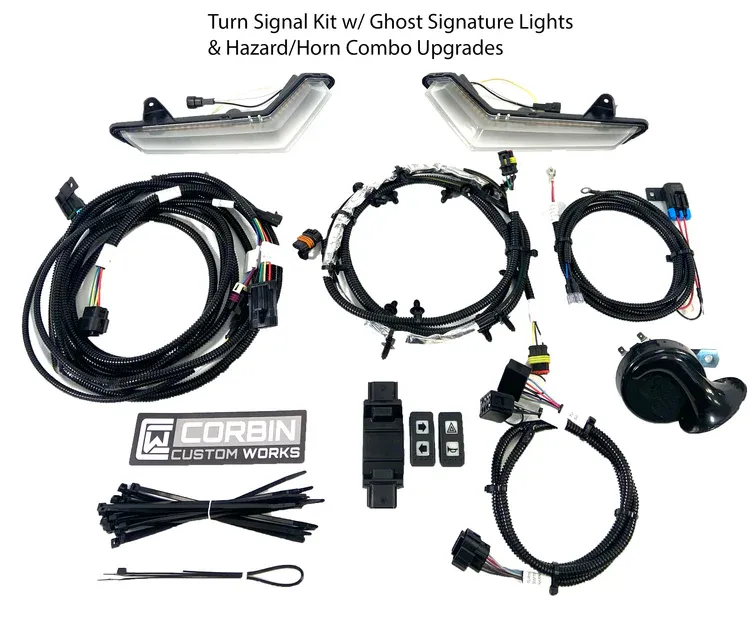 Turn Signal Kit (Defender Limited 2020 -2025 4-Door) *Horn/Hazard Combo* Ghost Lights