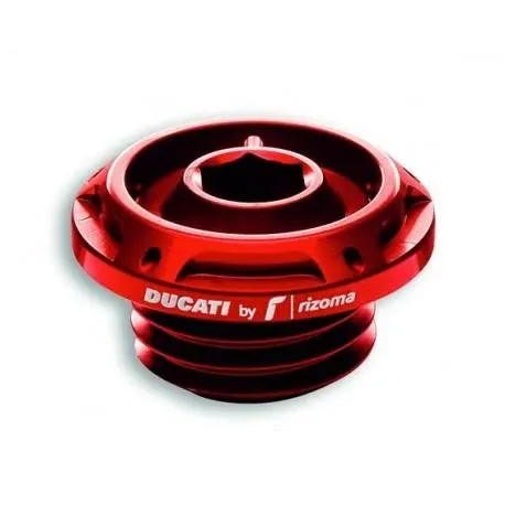 Ducati Oil Fill Cap -Billet- Red