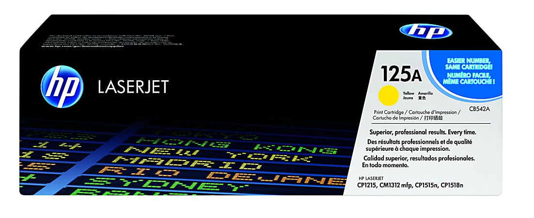 125A Yellow Toner For Hp Cp1215 Printers