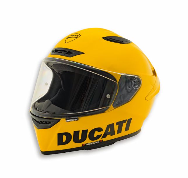 Ducati Logo Yellow - Full-face helmet