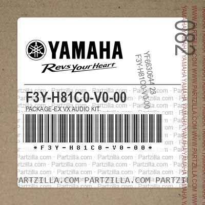 YAMAHA OEM PACKAGEEX VX AUDIO KIT YAMAHA OEM PACKAGEEX VX AUDIO KIT