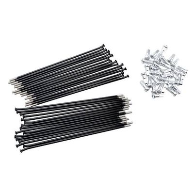 SPOKES WITH NIPPLES SET 19 INCH 260MM HUB