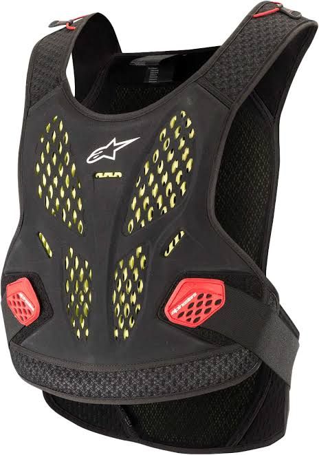XL/2X SEQUENCE CHEST PROTECTOR BLACK/RED XL/2X XL/2X SEQUENCE CHEST PROTECTOR BLACK/RED XL/2X