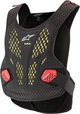 XL/2X SEQUENCE CHEST PROTECTOR BLACK/RED XL/2X XL/2X SEQUENCE CHEST PROTECTOR BLACK/RED XL/2X