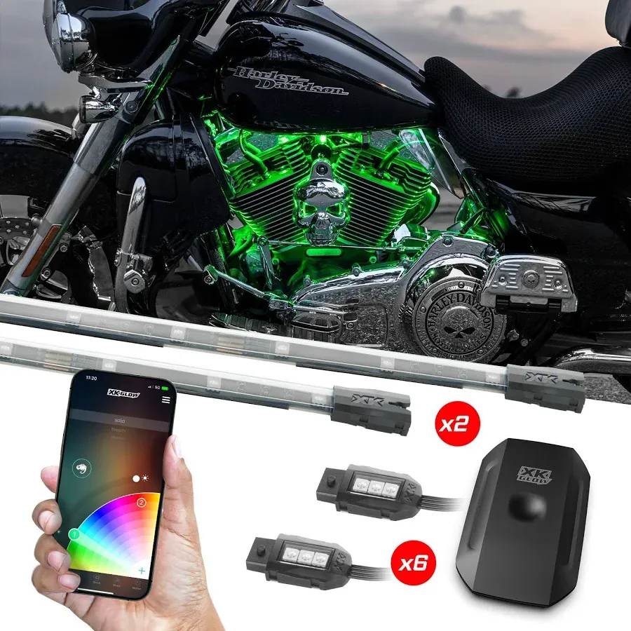 XK GLOW - MINI ACCENT LIGHT APP KIT 8PC *BASIC* (2.5 HR SPY/RYK/SPORT) XK GLOW - MINI ACCENT LIGHT APP KIT 8PC *BASIC* (2.5 HR SPY/RYK/SPORT)