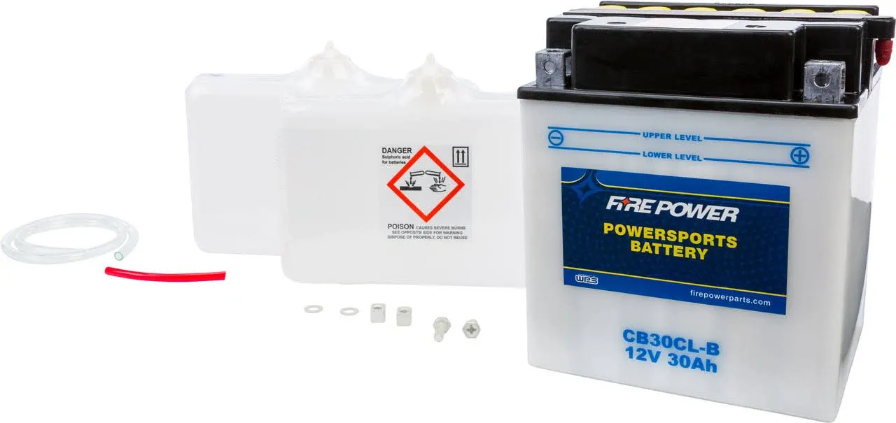 CB30CL-B BATTERY W/ACID FIREPOWER 12V HEAVY DUTY CB30CL-B BATTERY W/ACID FIREPOWER 12V HEAVY DUTY