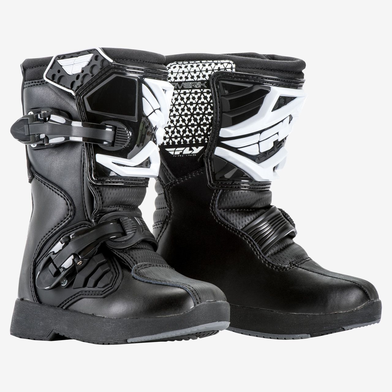 FLY MAVERIK BOOT BLK SZ Y12 FLY MAVERIK BOOT BLK SZ Y12