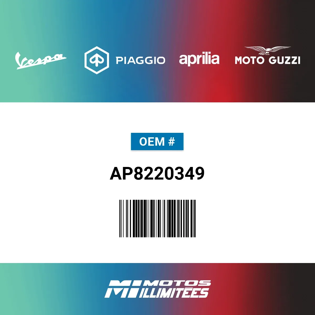 PIAGGIO SADDLE RUBBER