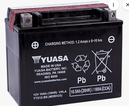 YTX12-BS YUASA BATTERY YTX12-BS YUASA BATTERY