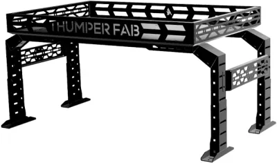 ADJUSTABLE UTV BAD RACK - BLACK