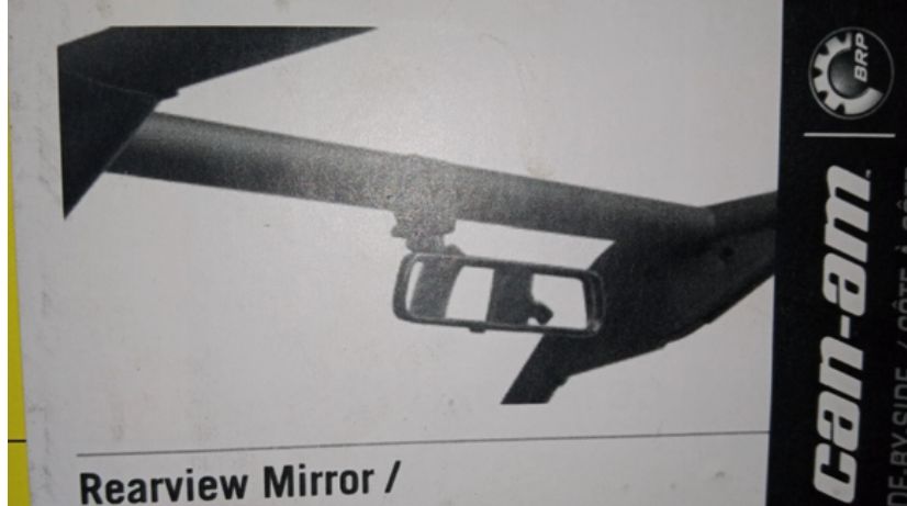 Can-Am Rear View Mirror Maverick Commander Defender Can-Am Rear View Mirror Maverick Commander Defender