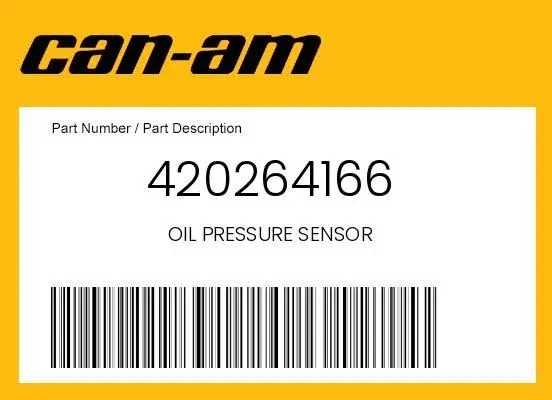 OIL PRESSURE SENSOR