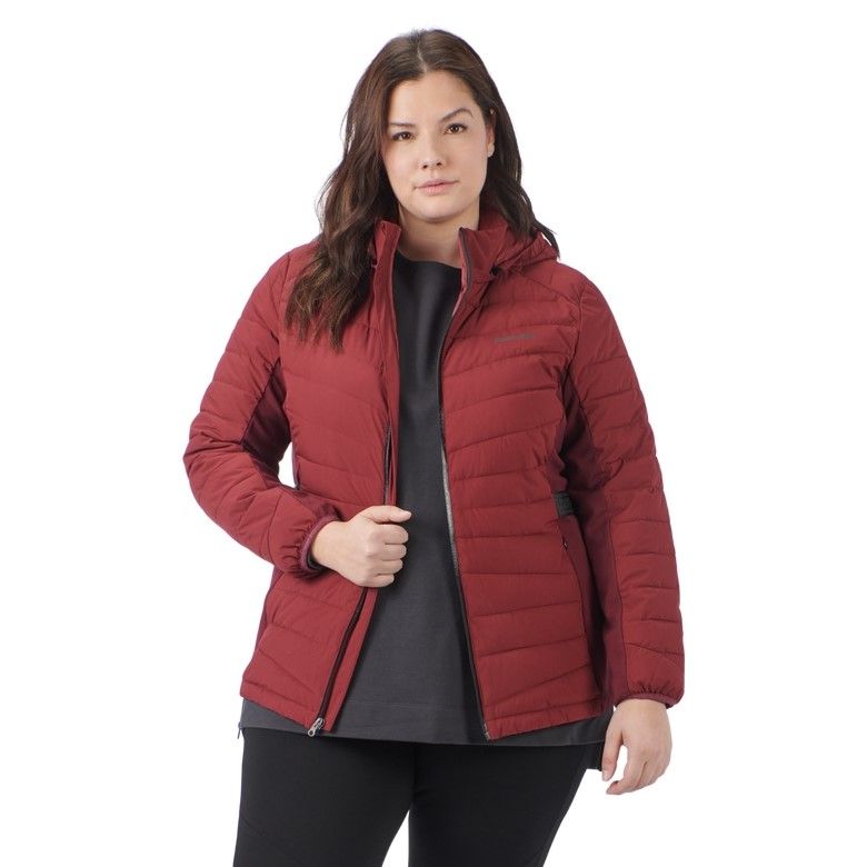 PUFFER HOODED JACKET LADIES M
