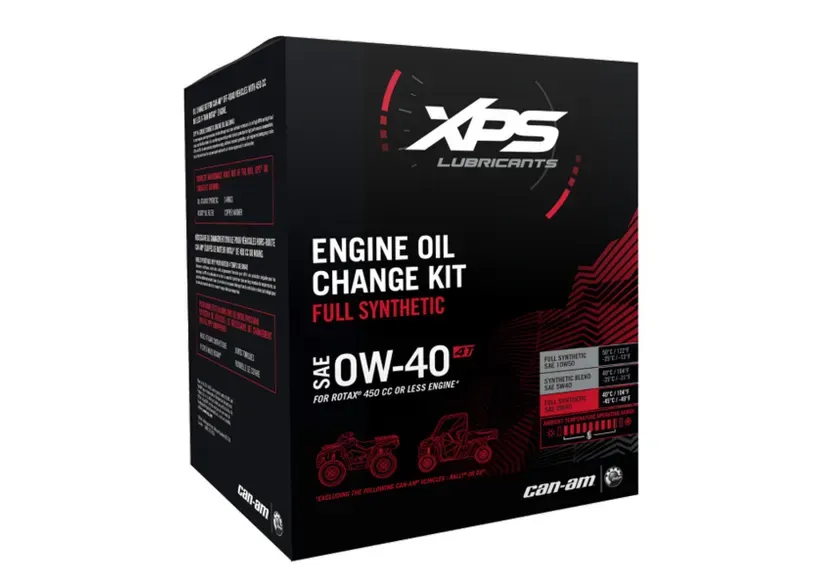 CAN-AM OIL CHANGE KIT 0W40 450 CC OR LES