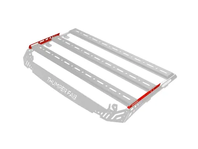 TF231901.B | TIE DOWN ACCENT RAILS THUMPER FAB ROOF RACK (PAIR)