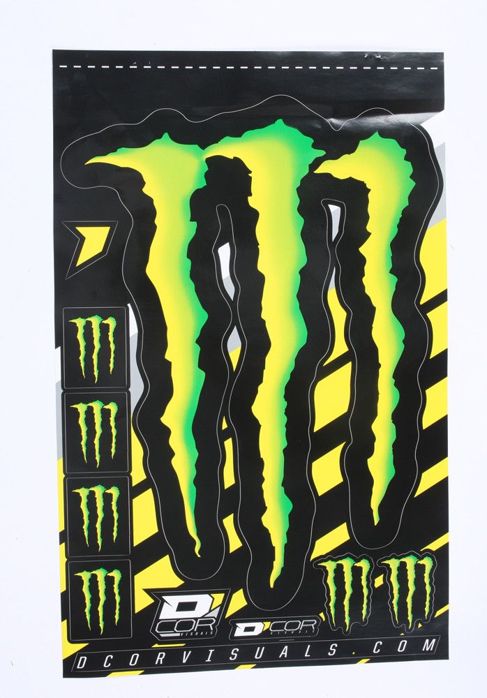 MONSTER CLAW DECAL SHEET 4 MIL MONSTER CLAW DECAL SHEET 4 MIL