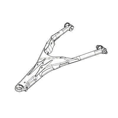 SUSPENSION ARM UP L B-160 BLACK ECOAT SUSPENSION ARM UP L B-160 BLACK ECOAT