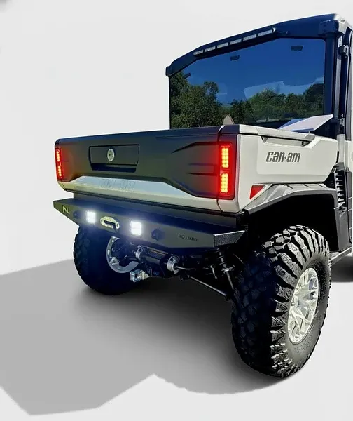 REAR BUMPER with LED & WIRING HARNESS - DEFENDER GEN 2 - BLACK REAR BUMPER with LED & WIRING HARNESS - DEFENDER GEN 2 - BLACK