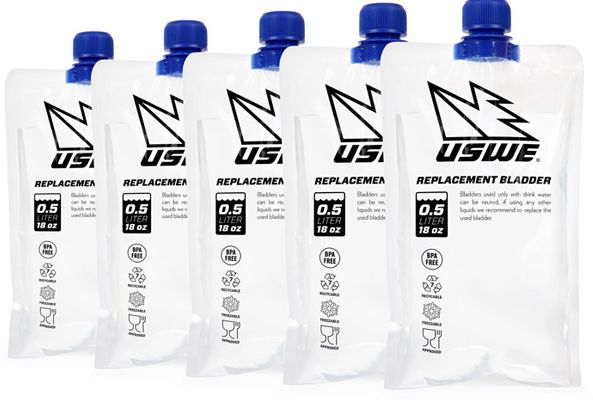 5 PK Uswe Refill Hydration Bladders 5 PK Uswe Refill Hydration Bladders