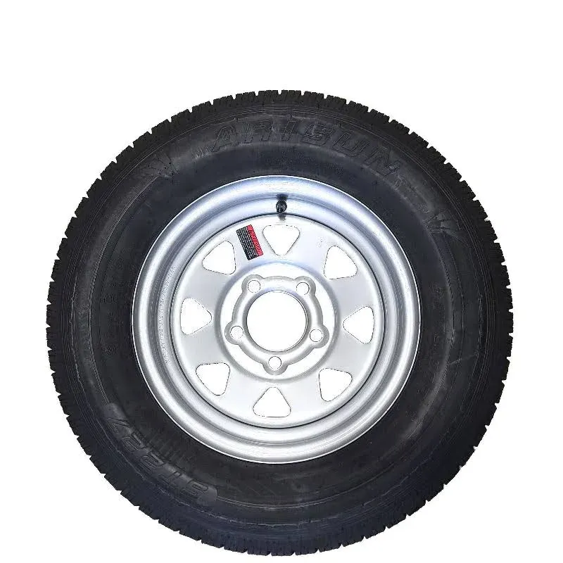 TIRE/WHEEL 1758013 Y860 ECO TRAIL ST 1360# (5 LUG)(YACHT CLUB DOUBLE TRAILER!!!!!) TIRE/WHEEL 1758013 Y860 ECO TRAIL ST 1360# (5 LUG)(YACHT CLUB DOUBLE TRAILER!!!!!)