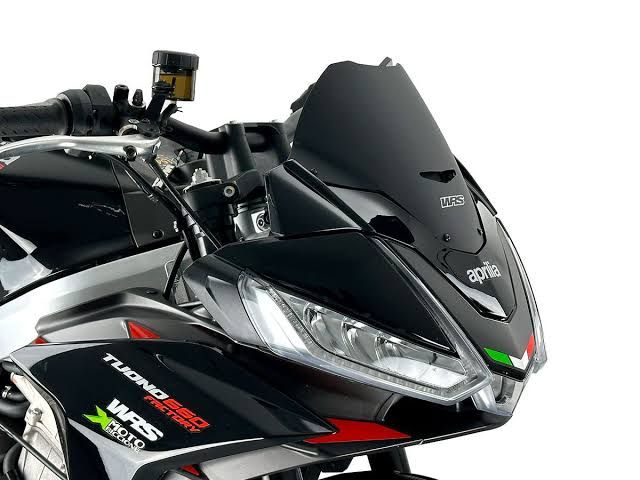 WRS SPORT MATTE BLACK WINDSCREEN APRILIA TUONO 660 TUONO V4 - WRS-AP006NO