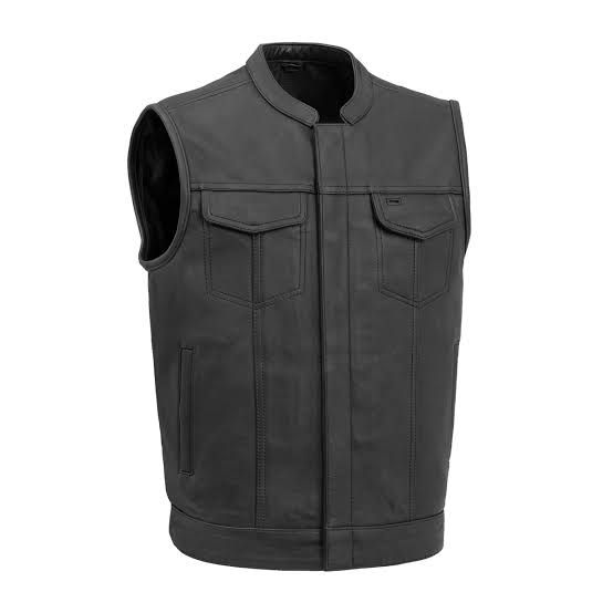 VEST - Sharp Shooter Men's Motorcycle - BLACK - L