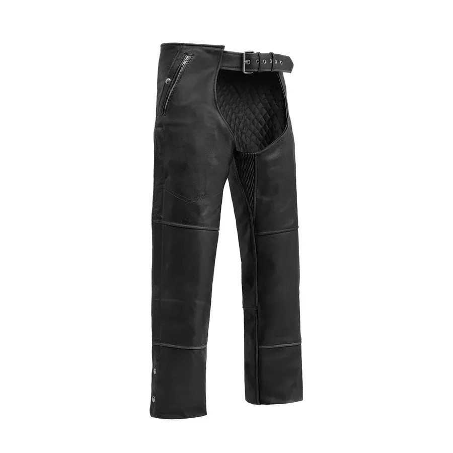 CHAPS - Patriot Chaps with Snap Out Liner - Unisex - BLACK - S